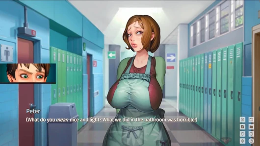 Taffy Tales: дама-уборщица выставляет себя напоказ в студенческом кампусе - эпизод 20