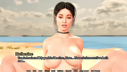 Big Dick Man Fucks his neighbour big boobs in beach