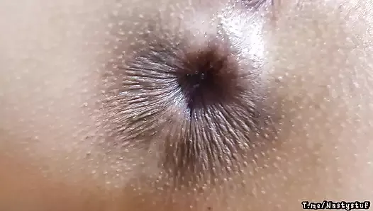 Hungry ass hole wants to eat . enjoy close-up anal 4K