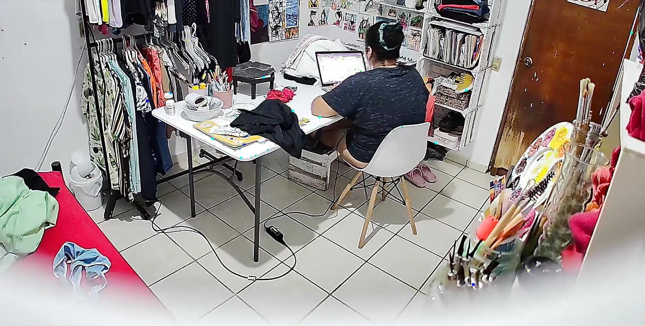 My Chubby Stepsister-in-law While She Does Her Homework
