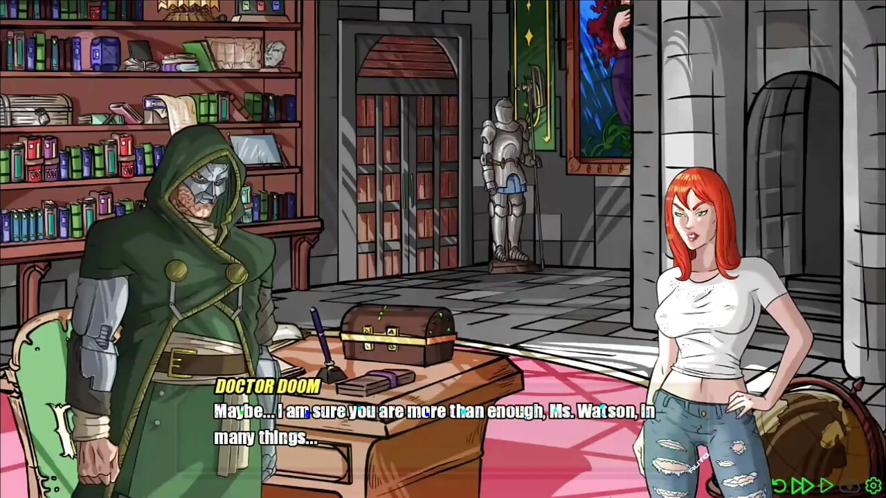 MJ trying to impress Doom with a hot titjob - doomination gameplay