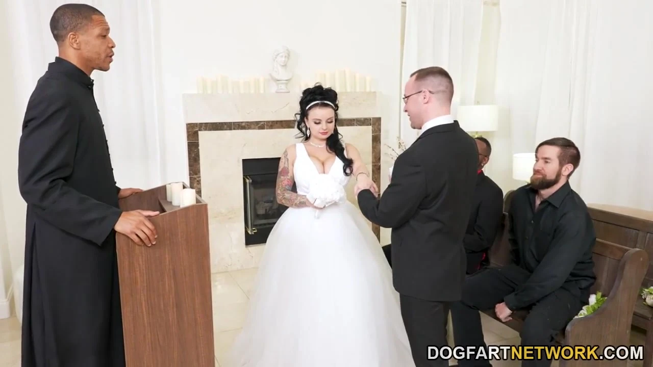 Payton Preslee's Wedding Turns Rough Interracial Threesome