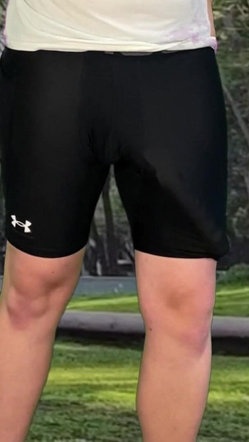 Thrilling moment from "Monster cock cyclist public dick flash cum in tight pants"