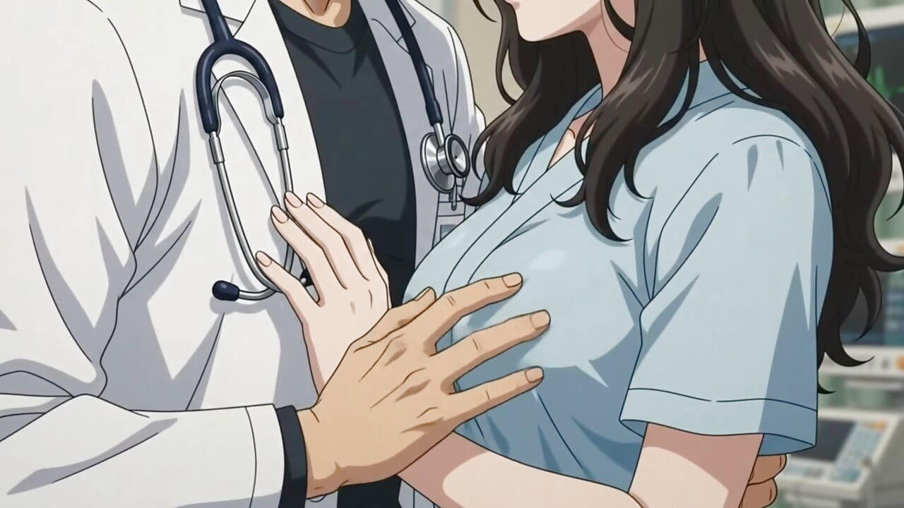 Horny doctor seduce milf and fuck her ass hard