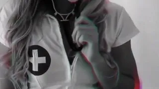 Aew - сексуальная медсестра на Tay Conti на Хэллоуин