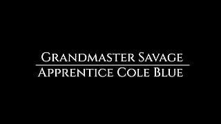 MasonicBoys Sweet Cole Blue oklep przez odpowiedni srebrny mięsień DILF