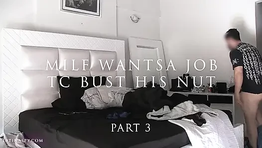 big breasted maid fucks her tits out her bra