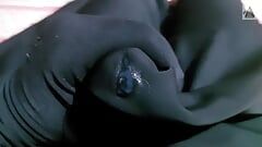 Neki kratak video satar Majhabi Mumin novi video.  Muslimanski Satar Majhabi Talim sa crnom burka crnom rukom Muja crni kondom