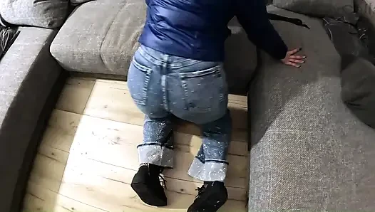 Verregnte nacht unter diejacke, halsfick, schmutziger blowjob, doppelsauladung