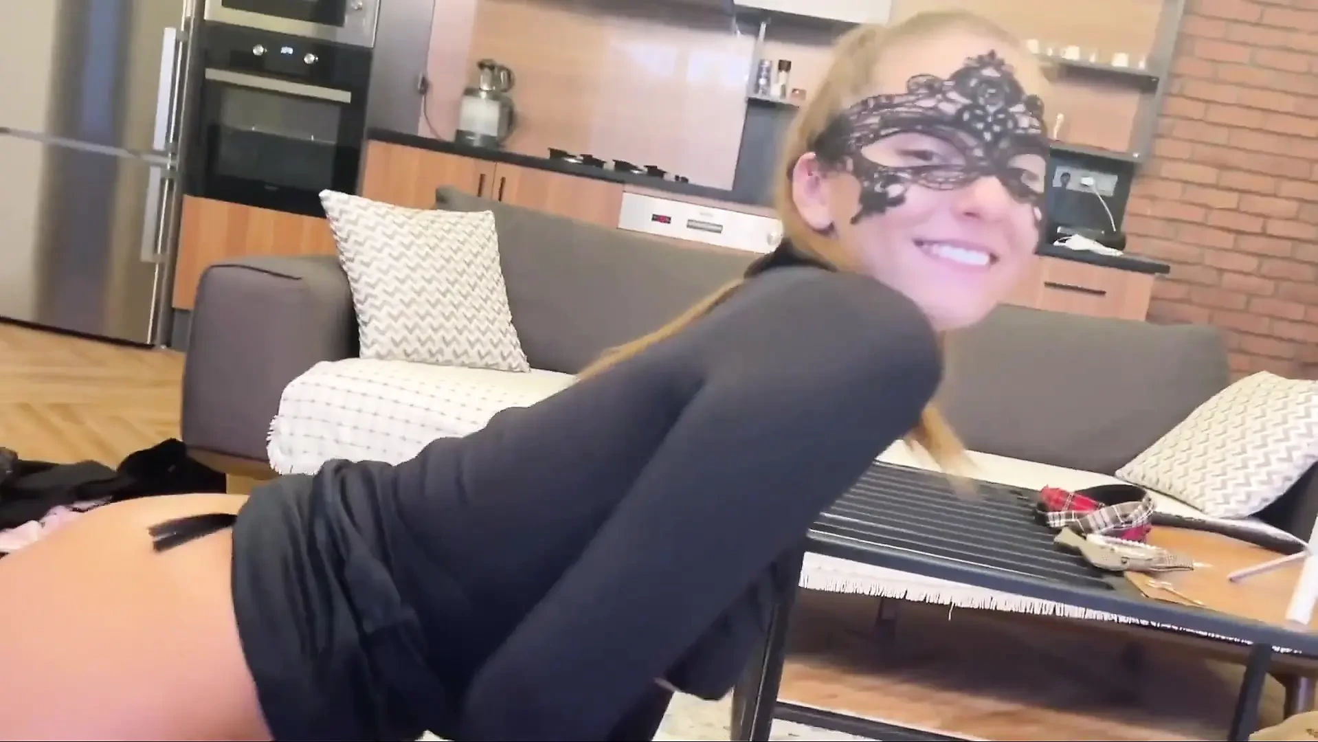 Backstage Sex with 18yo Brunette Teen Angel – POV Sex