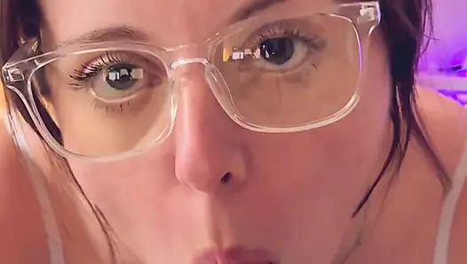 Nahaufnahme Dildo blowjob