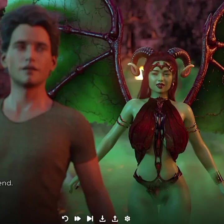 I Hard Fuck a Demon Succubus! I Deepthroat Her and Cum in Her Ass.