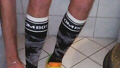 (GER) Sk8erboyKeV shows itself in Boxa, jockstrap, smelly socks and Nike AirMax