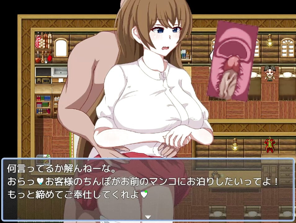 NPC con ego devora a una mujer - Juego erótico hentai gameplay