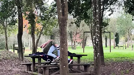 Stepmother Gets Caught Having Sex Outdoors