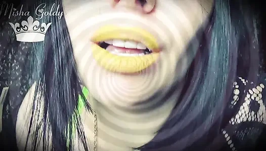 Sihirli dudaklarım seni çıldırtıyor! Akıl sikişi!