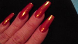 Sparkling nail polish