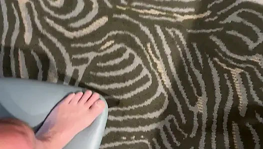 Mature Wife Makes Her Man Rock Hard Masturbating on Kitchen Island