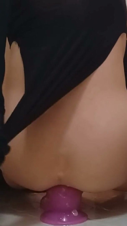 Sissy-Kuroko LongDress Anal Dildo | Clip 2
