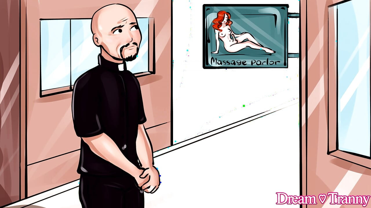 Hung Black Tranny Thaysa Lopes Fucks a Lustful Priest