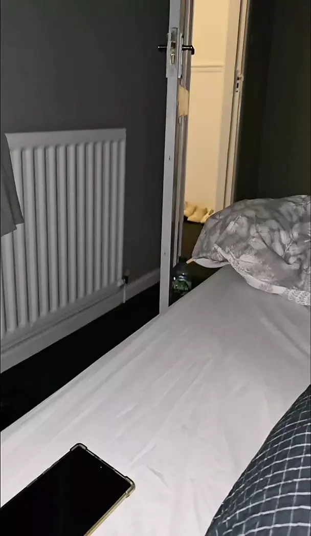 Step mom steps into step son room and handjob his dick without shame