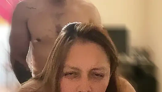 Angy likes to record herself from the front while they are putting their cock inside her pussy