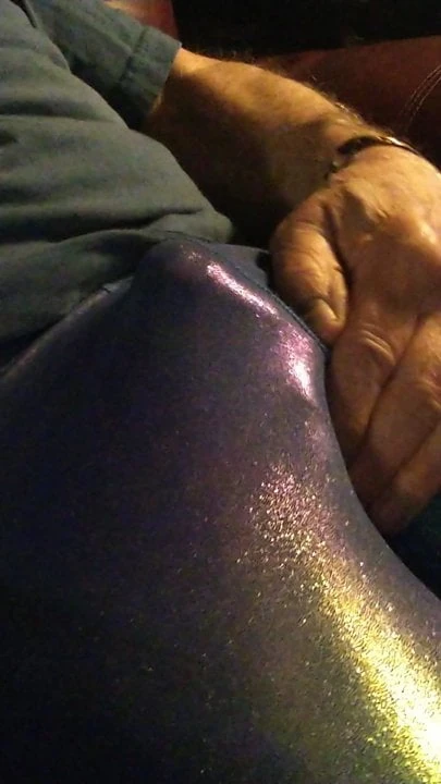 Purple spandex