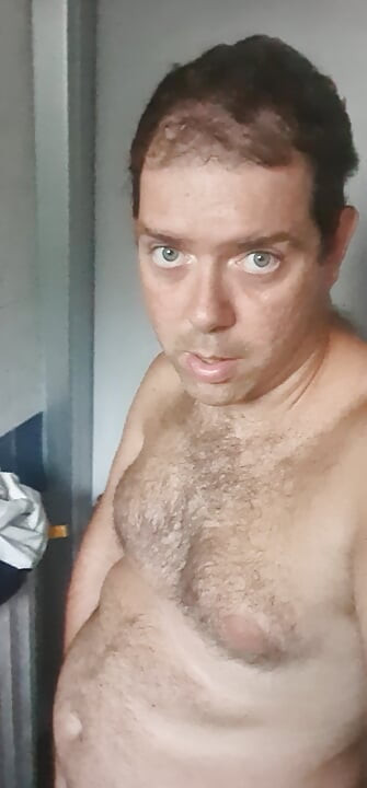 Boy nude in pubblic Bathroom
