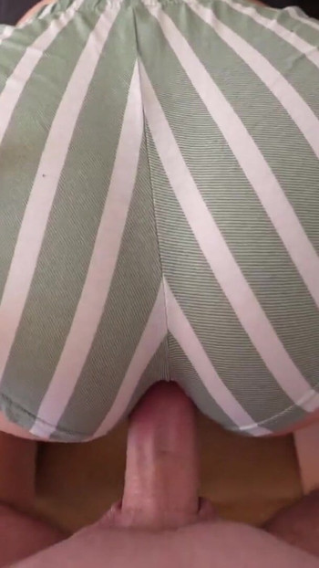 Spectacular moment from "Fucked my stepsister through a hole in her shorts, her torn shorts turned me on"