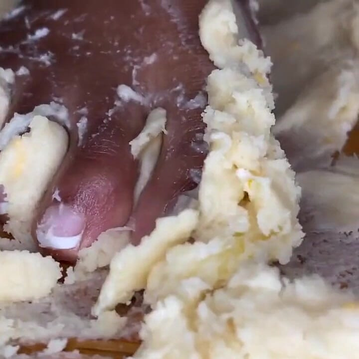 Ebony Girl Smashes Cupcakes with Her Feet