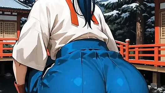 Anime girls dancing