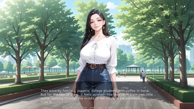 Anime Babe Masturbates Thinking About Big Cock- Ntr'ed by My Friend Gameplay #2 an Ai Porn Game