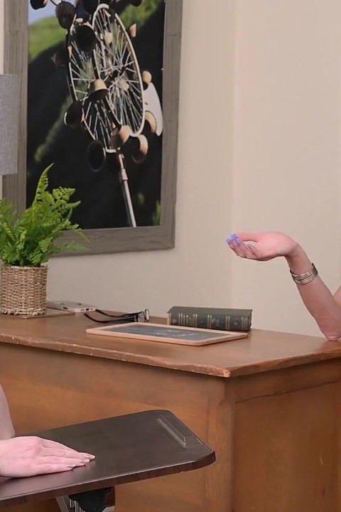 Professor Sofie Marie Gets a Delightful Oral From Alaina Taylor