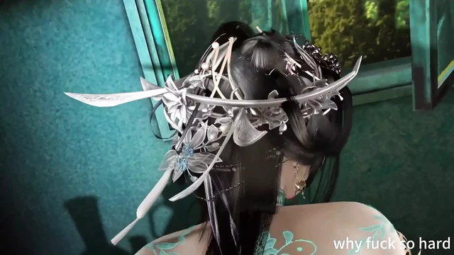 3D Cute Asian Slut Wearing Cute Dress Got Fucked by Big Dick