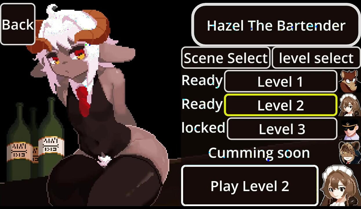 Seks hardcore dengan bartender seksi (Hazel si bartender)