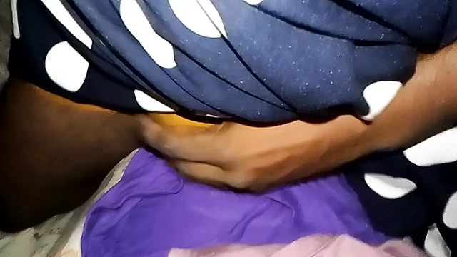In the Yellow Color, the Blue Panty Blue Gow Is