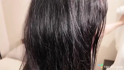 Cute brunette Japanese Cocona Himekawa who loves gentle sex.