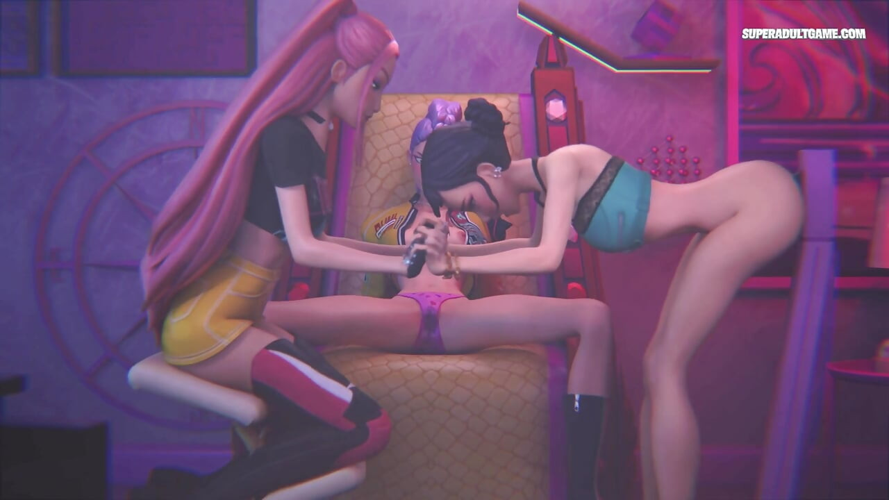 噴滿我的臉 - 青少年假陽具雙插 - 3D HENTAI