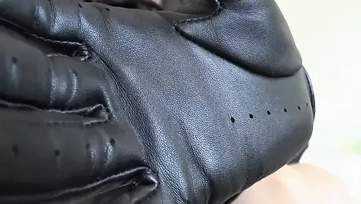 Schwarze Lederhandschuhe-der Geruch Von Leder Macht Dich so Geil, Lady Victoria Valente