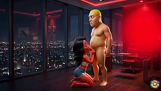 Romantisches paar teilt eine sinnliche nacht - AI hentai ASmR