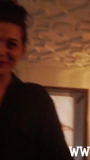 Captivating moment from "She caught me watching a porn movie and gave me a blowjob"