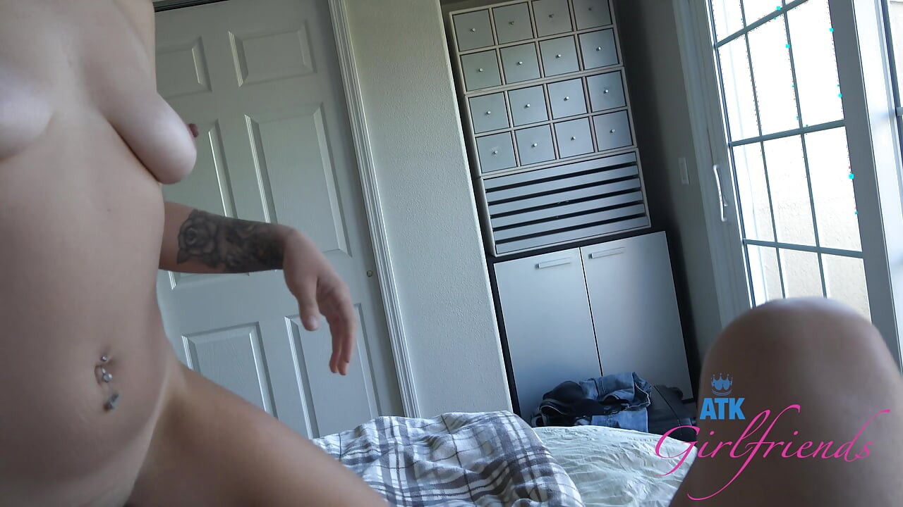 After years, Lily shows up desperate to pee, yo drive watching sunset, then she sucks and rides you till I creampie her pussy
