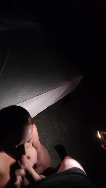 Captivating moment from "POV Of Me Sucking Your Cock While You Film Me"