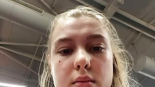 Workout with masturbate in public