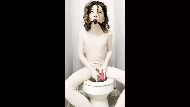 Female Mask Gagged and Vibrated