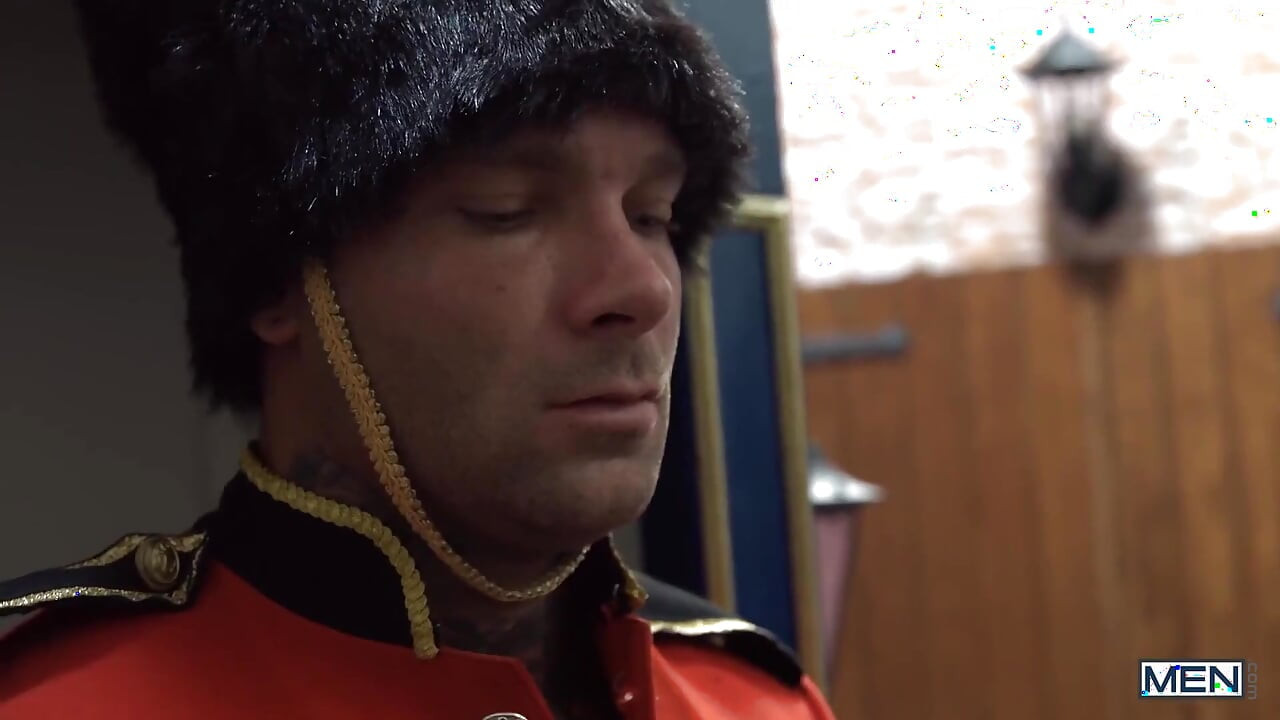 Men - British Guard Talked Dirty to by a Slutty Tourist Like Damon Hart