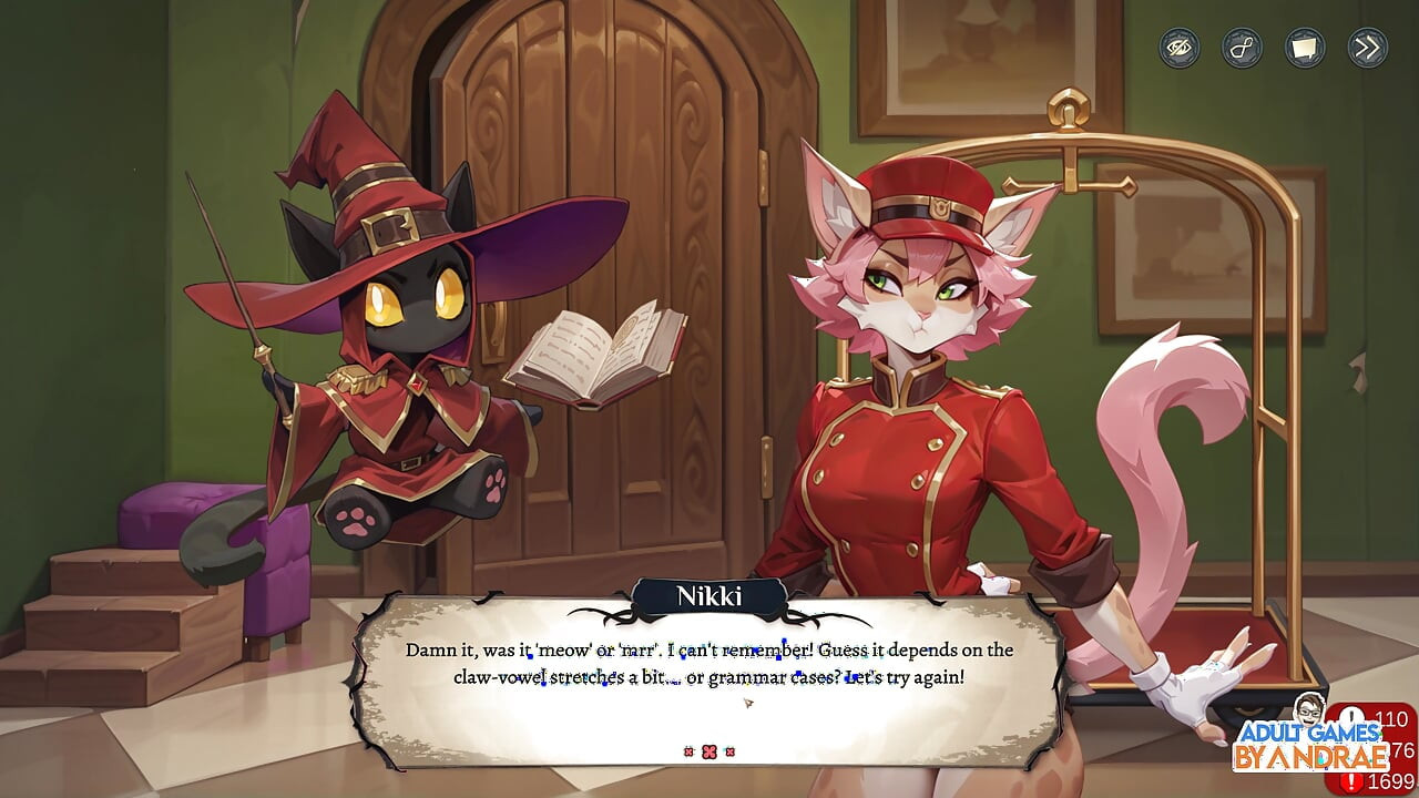 Hotel Tales Gameplay Part 3 - Helping Nikki Sort the Suitcases and Bathe Griselda the Huntress