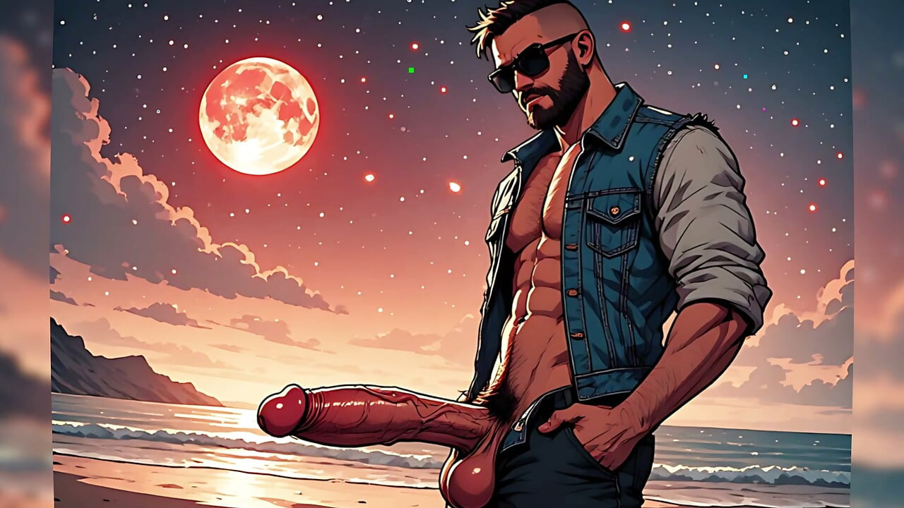 Cocks Out at Beach (ai)