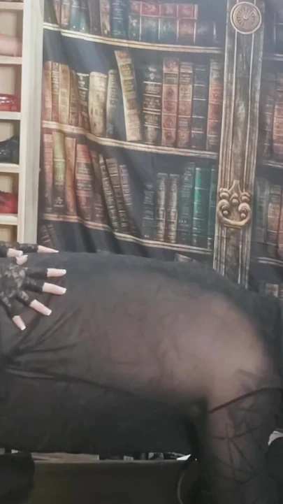 Stunning moment from "SHE STRETCHES HIS ASSHOLE THEN USES A 13 INCH COCK TO PEG HIM"