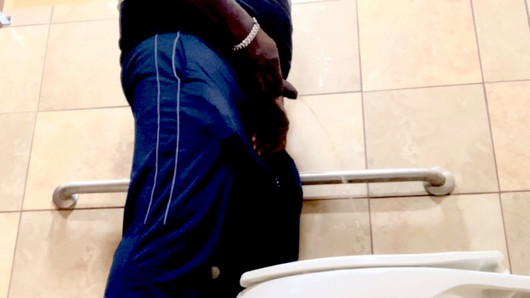 Pissing In Restaurant Bathroom Quickly